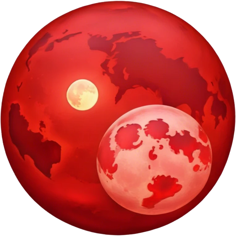 Blood moon  emoji