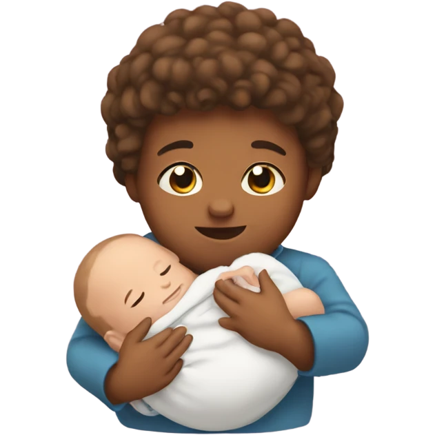 Hold a baby emoji