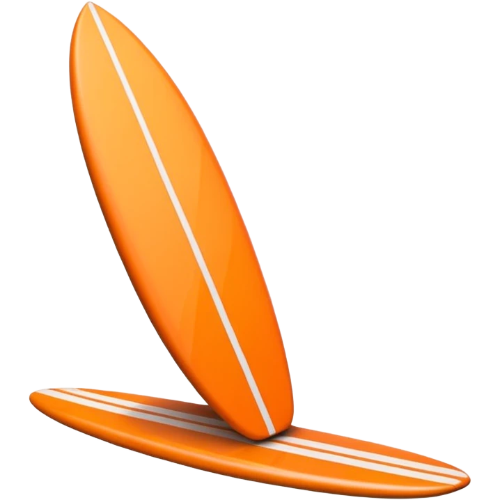 orange surfboard emoji