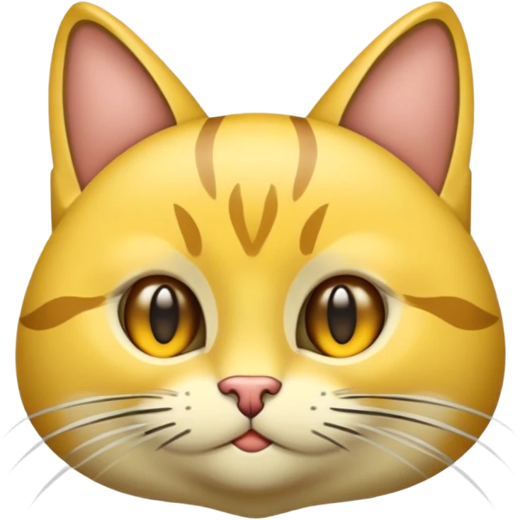 Смайлик кот, на глазах звёзды emoji