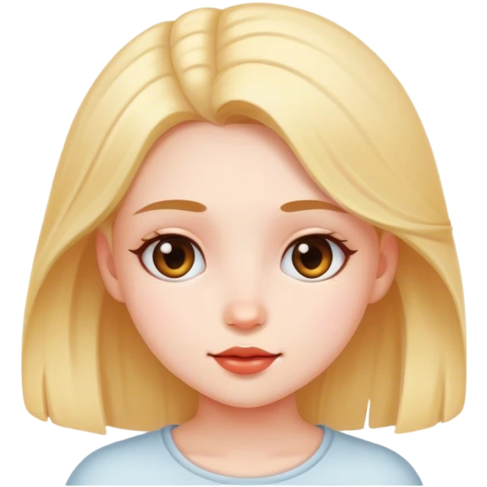 Cute girl emoji