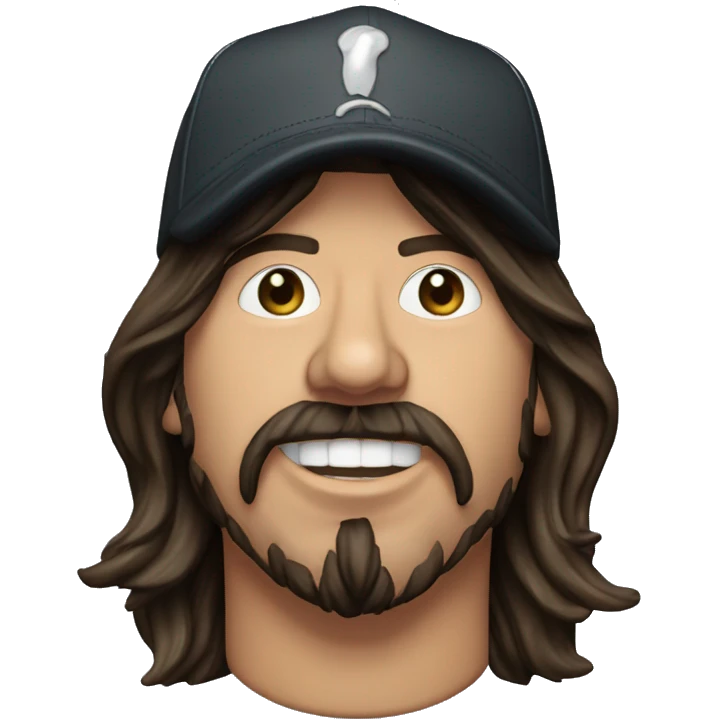 dave grohl long hair basecap emoji