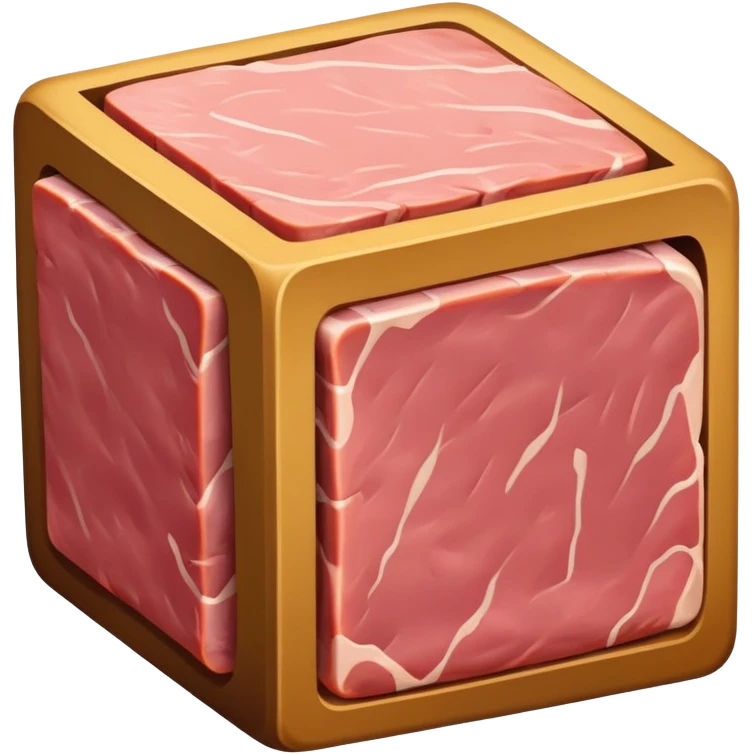  spam meat mondrian style painting back emoji