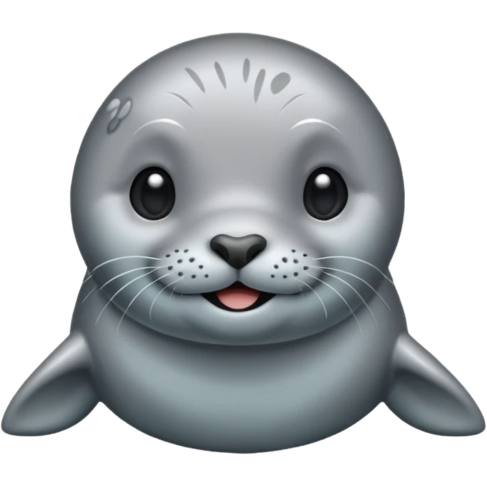 Smiling seal emoji
