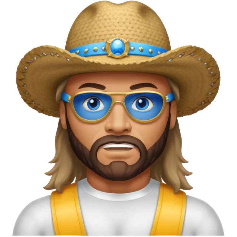 Randy Macho Man Savage blue eyes emoji