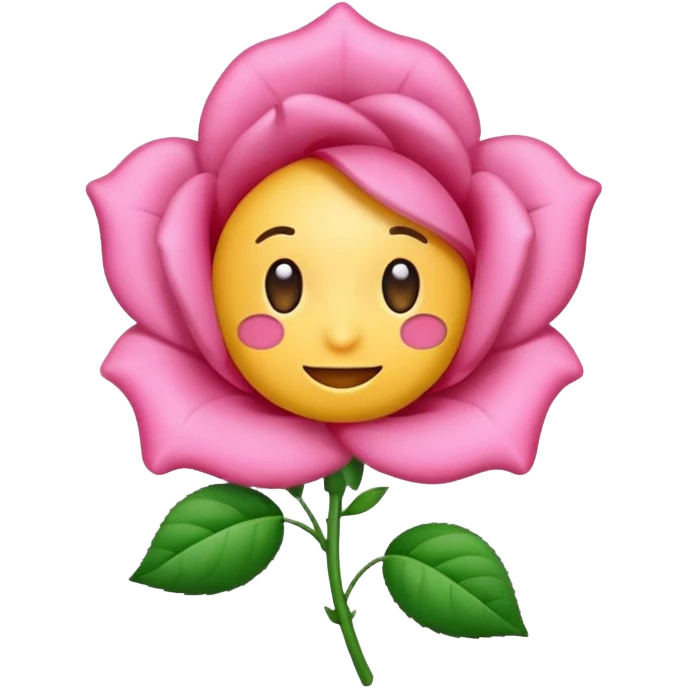 Emoji rosa emoji
