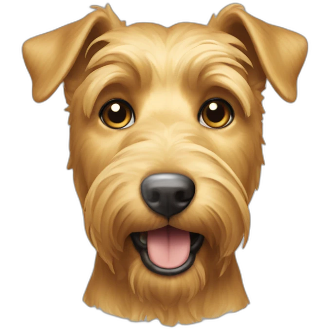 Perro golden terrier emoji
