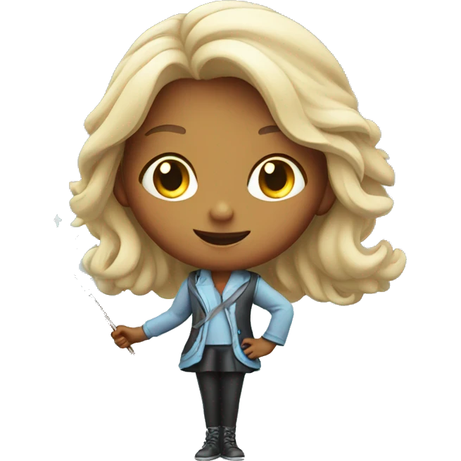girl with a magic wand emoji