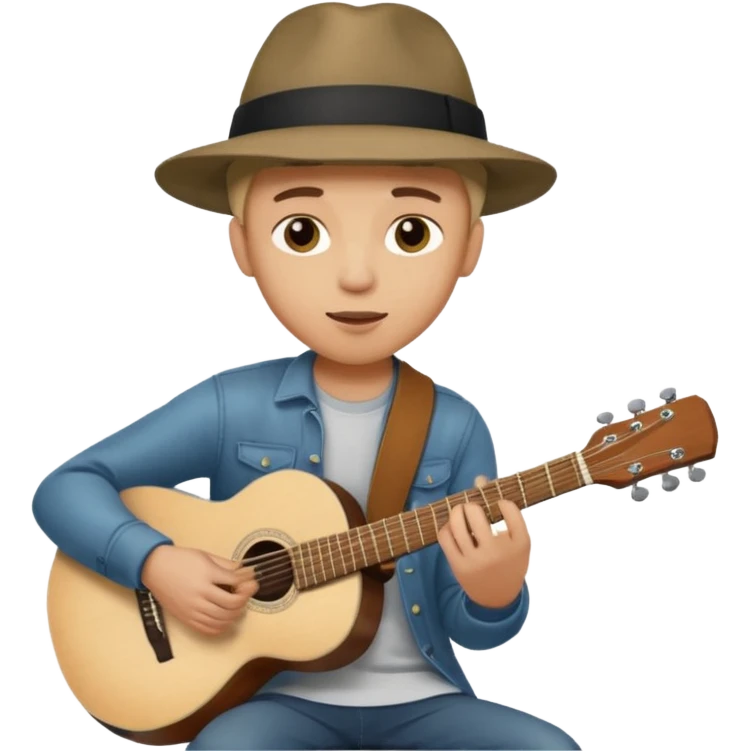 Junior H y Natanael Cano tocando la guitarra  emoji
