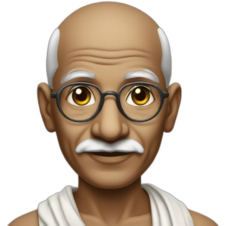 Gandhi emoji