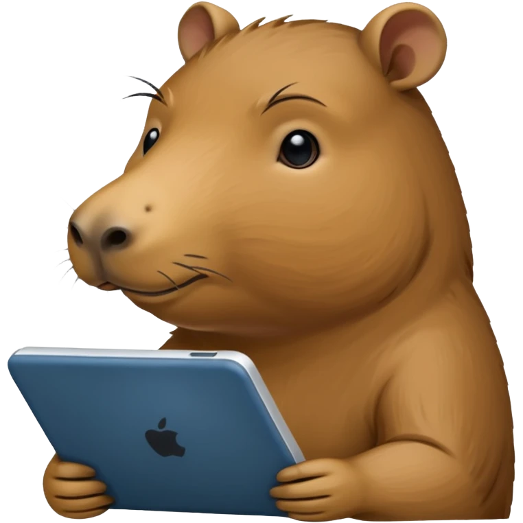 code writing capybara emoji
