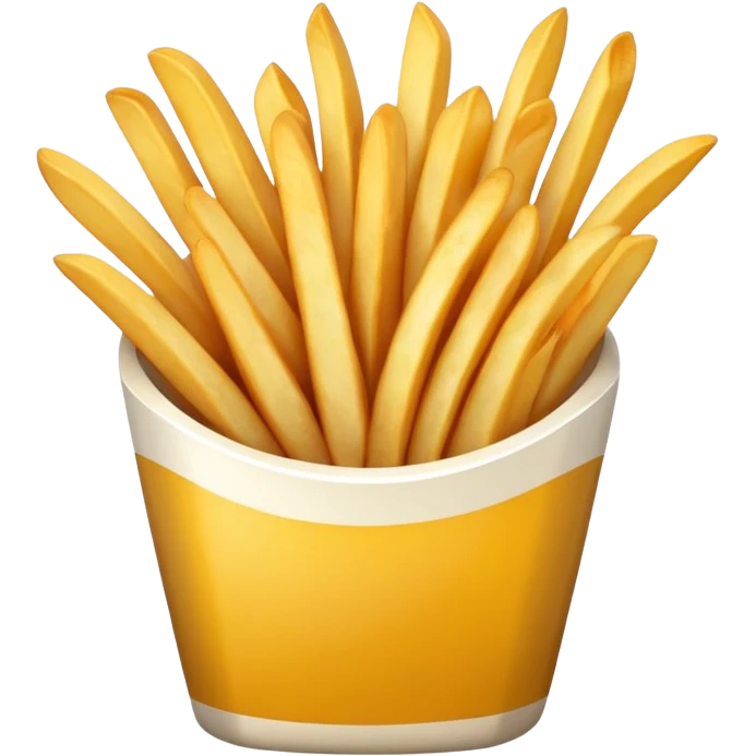 Bowl of French fries  emoji