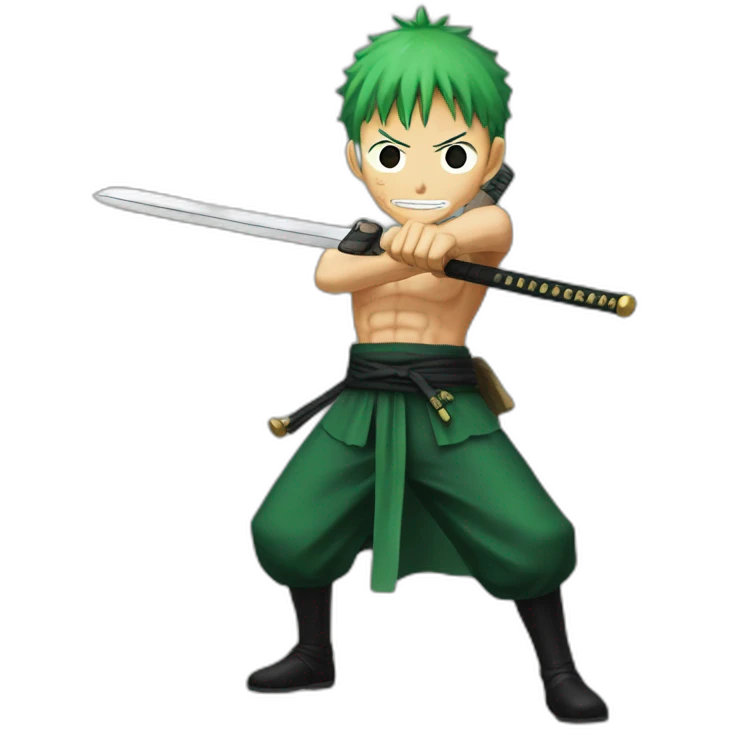 Zoro three sword emoji