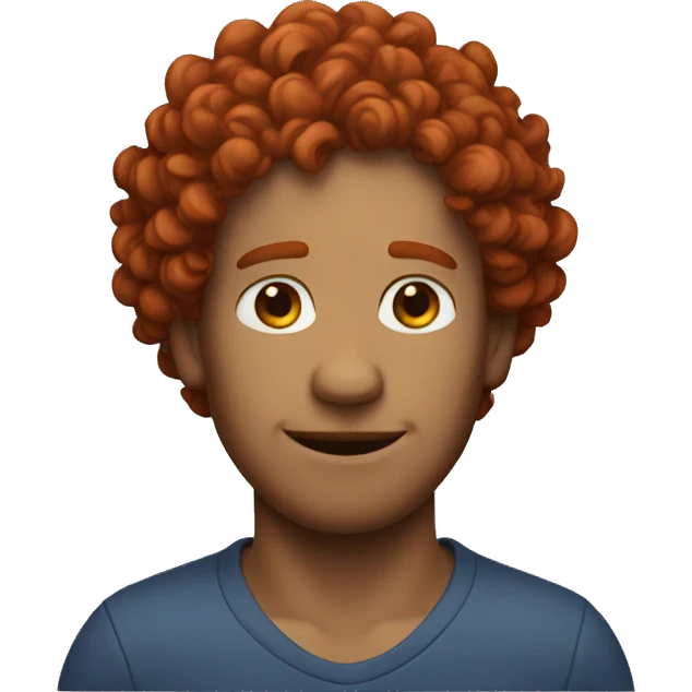 red curly man  emoji