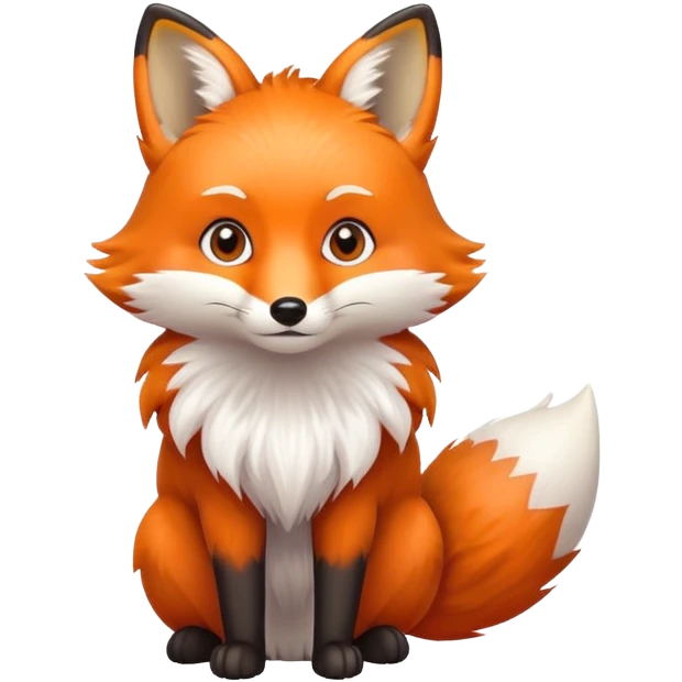 Cute fox
 emoji