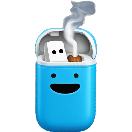 blue iqos smoking  emoji