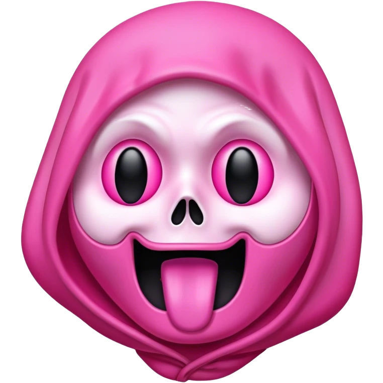 Pink Ghostface  emoji