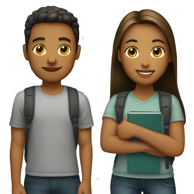 Two students emoji