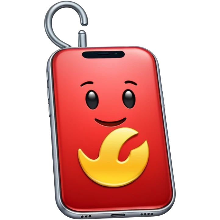 Epingle rouge  iphone emoji