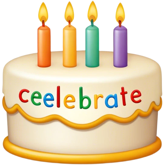 happy birthday sign with the word  emoji