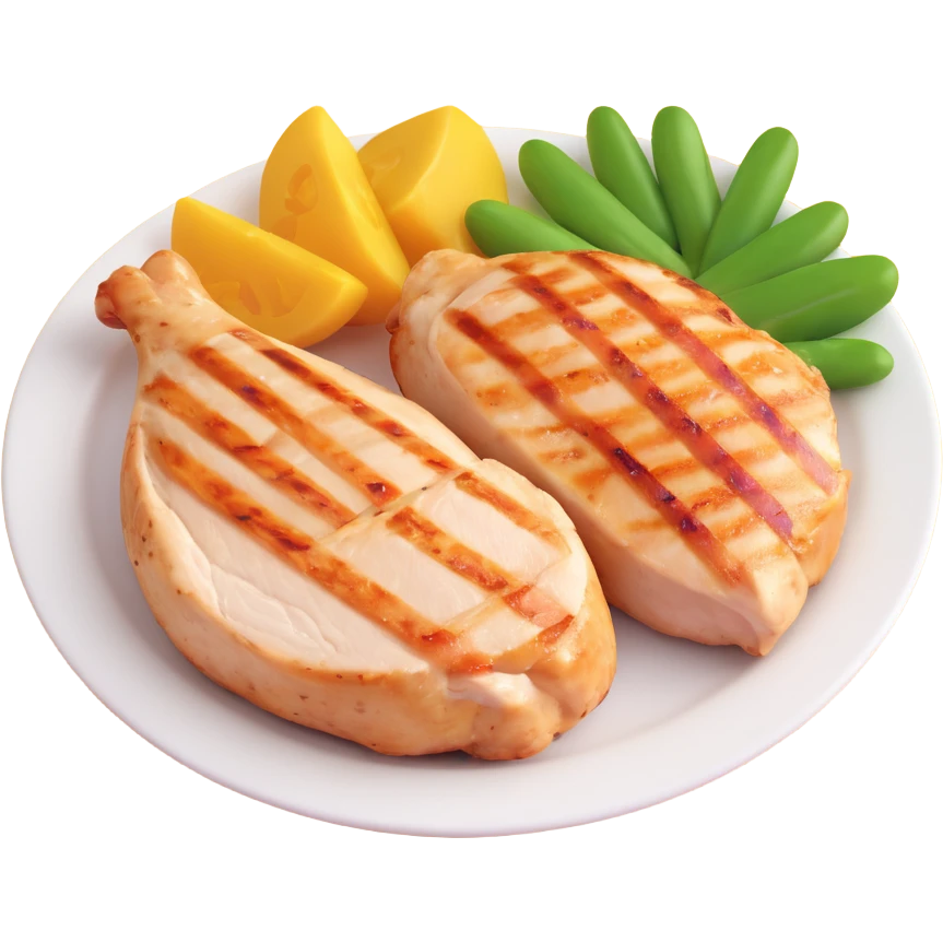 grilled chicken breast emoji