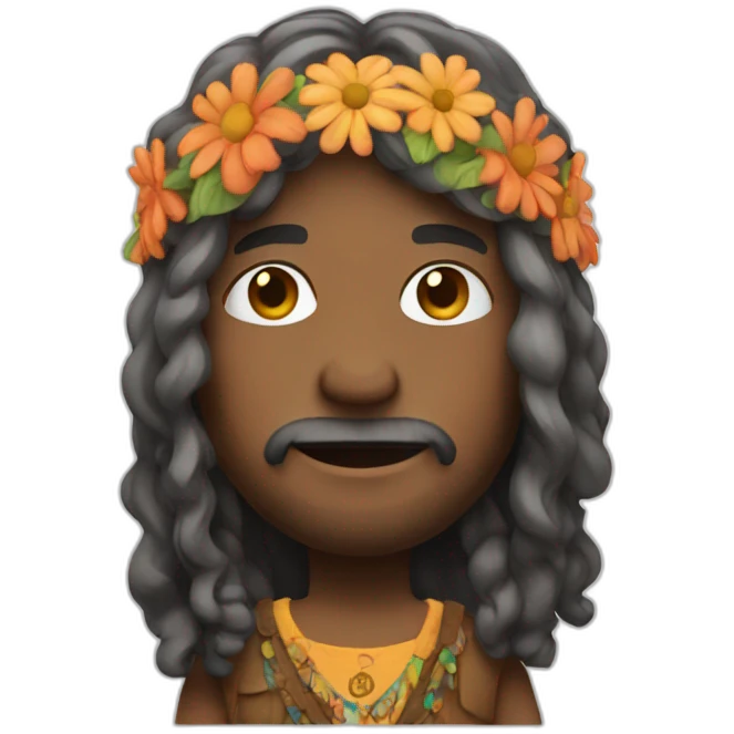 Hippie emoji