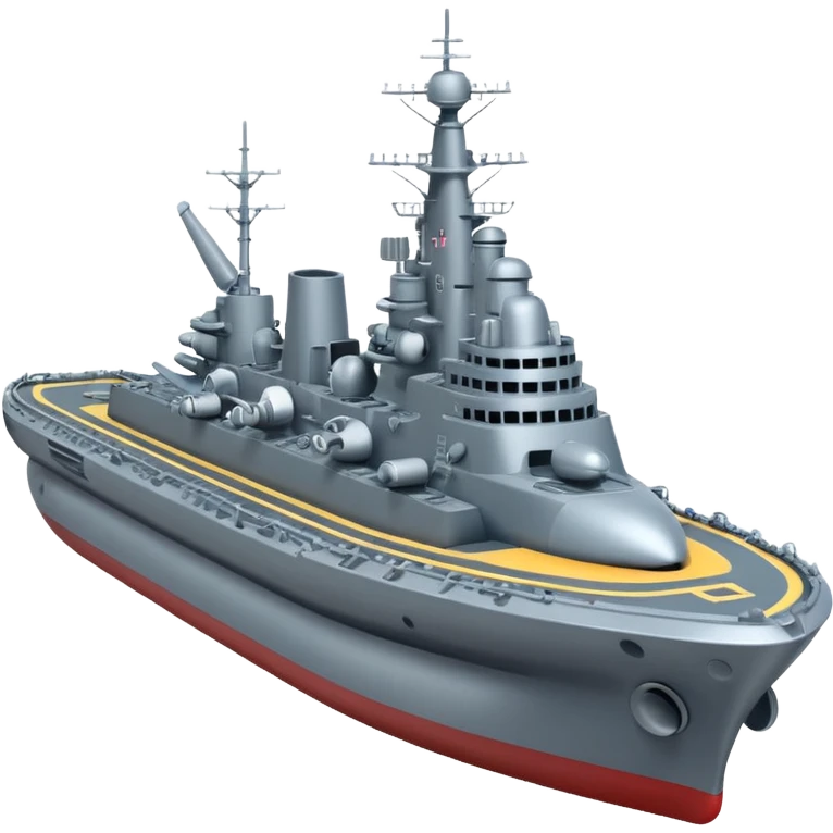 battleship arial view emoji