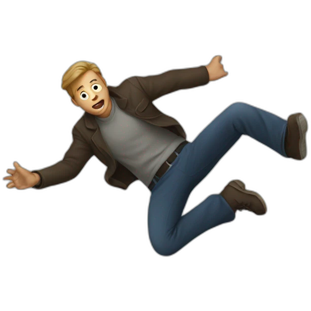 man Falling  emoji