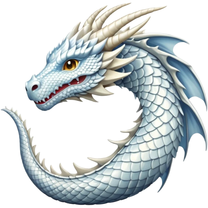 White dragon emoji