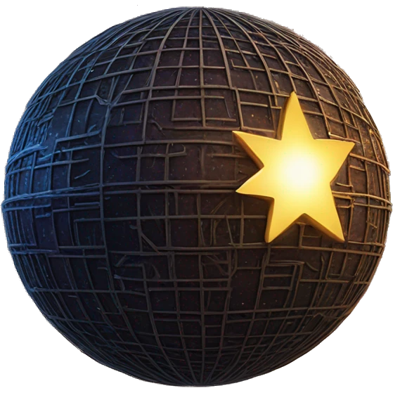 dyson sphere with the star inside emoji