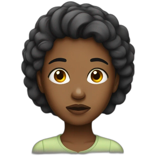 tired-black-girl emoji