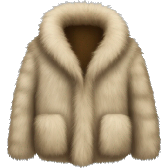 Fur coat  emoji