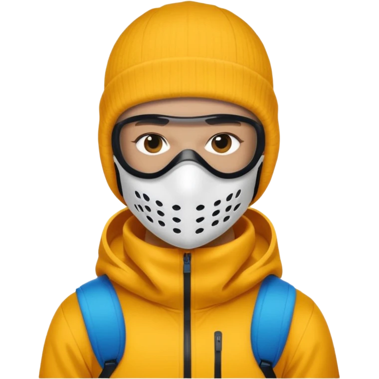Person with Nike ski mask on emoji