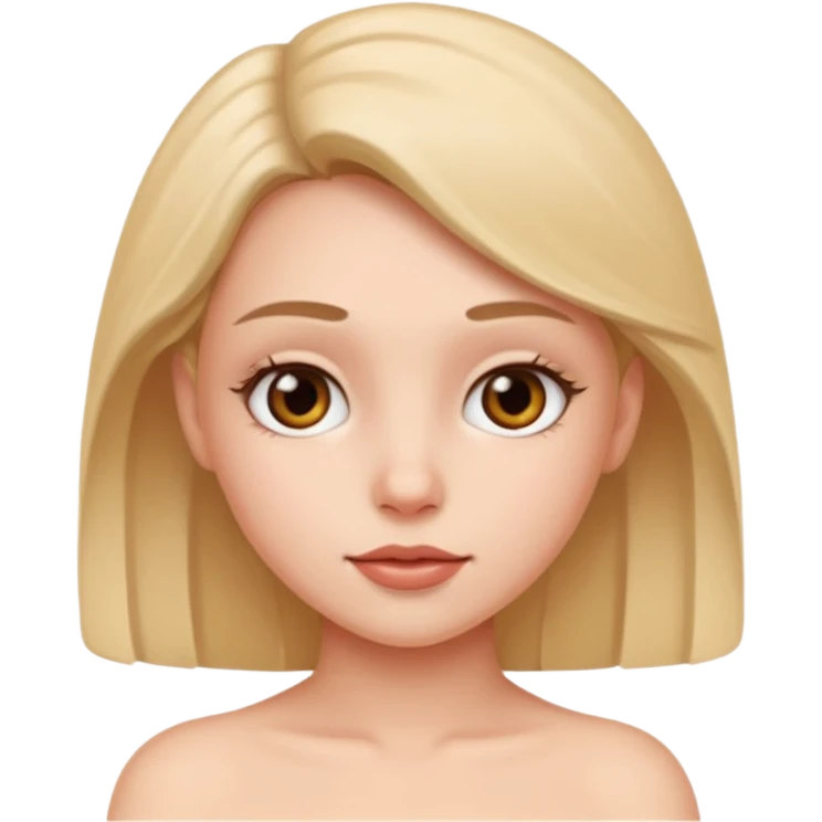 a fully naked girl emoji