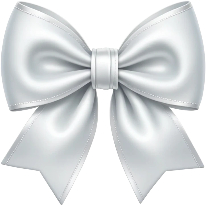 white bow emoji