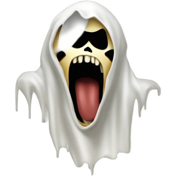 Ghostface Scream emoji