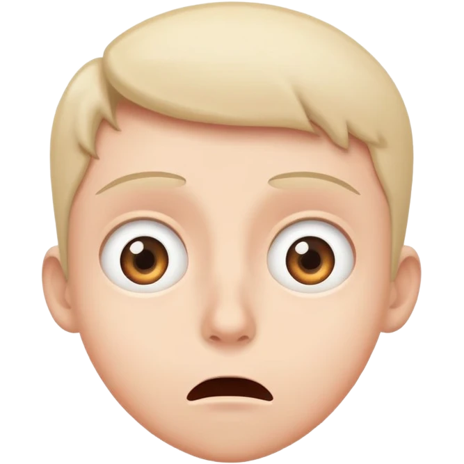 shocked eyes awkward smile face emoji