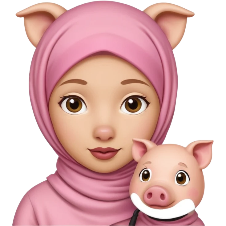 🐖🧕 emoji