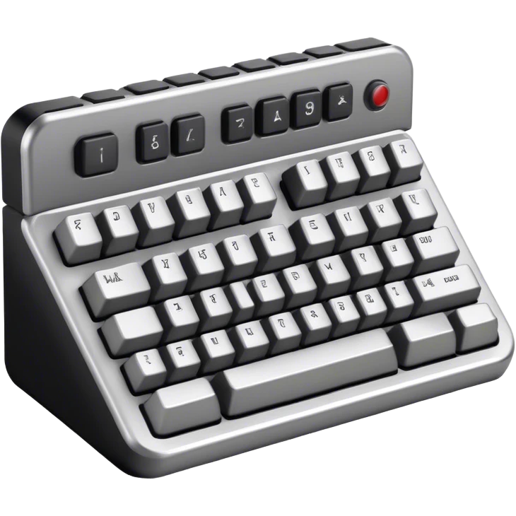Mechanical keyboard chilling in sauna. emoji