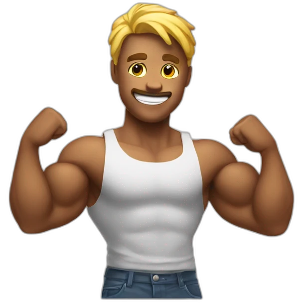 like with muscle emoji