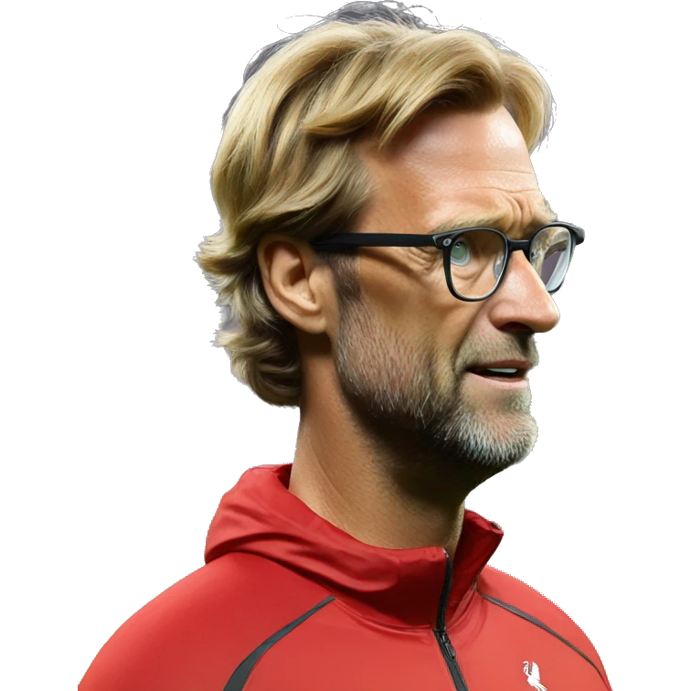 Klopp hand to face emoji