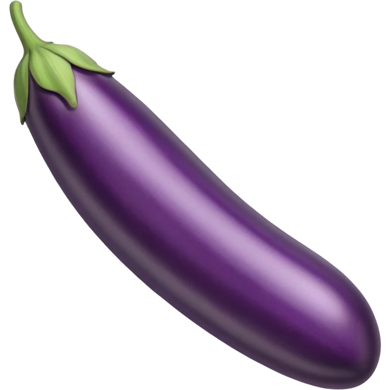 very long straight eggplant emoji
