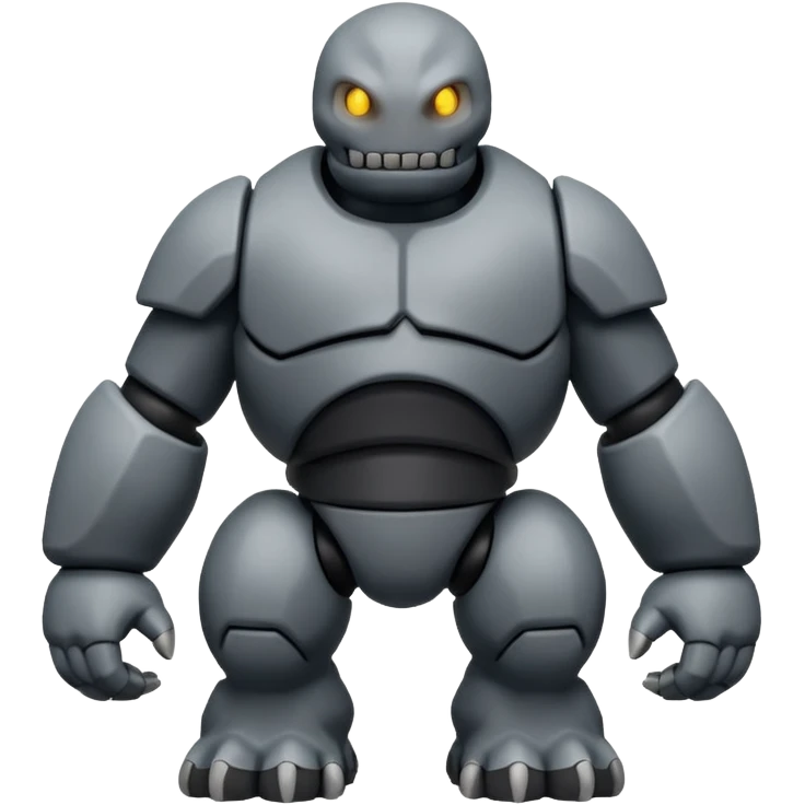 Coalossal-Rhypherior-Onix-GolemPokémon, full body emoji