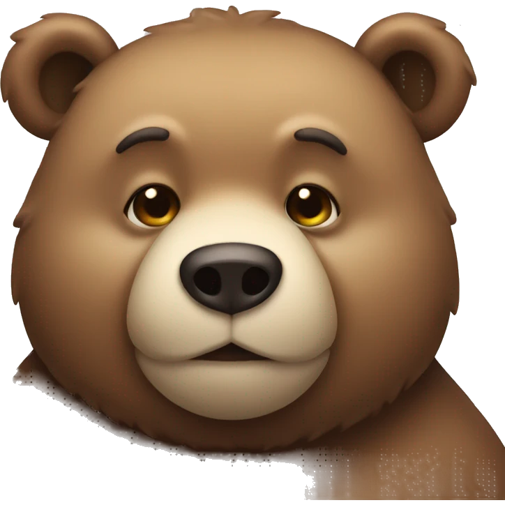 chubby bear  emoji