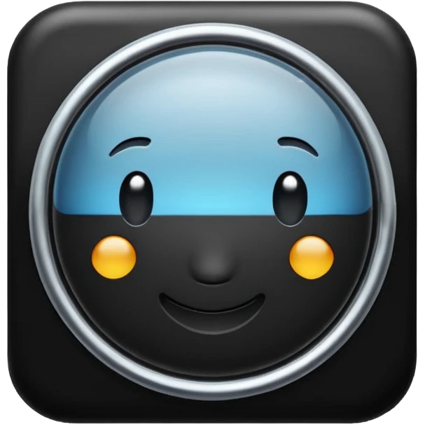 small rubber circle in a small plastic square  emoji