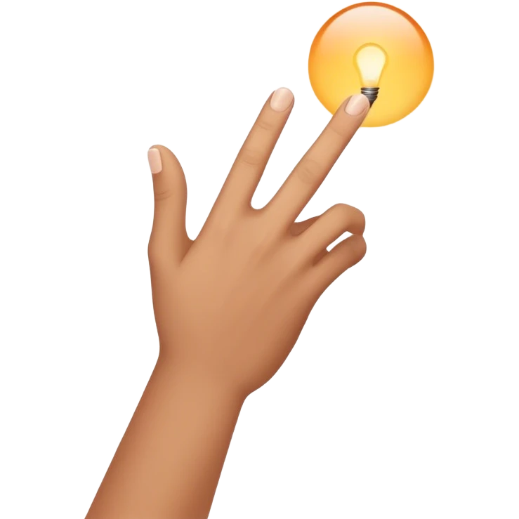 The hand that turns off the light emoji