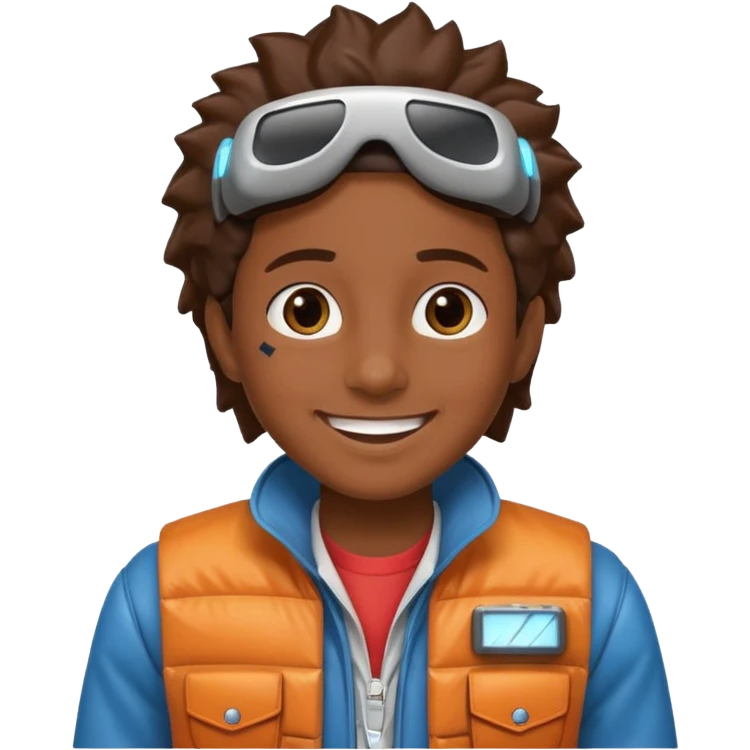 Emet brown back to the future emoji
