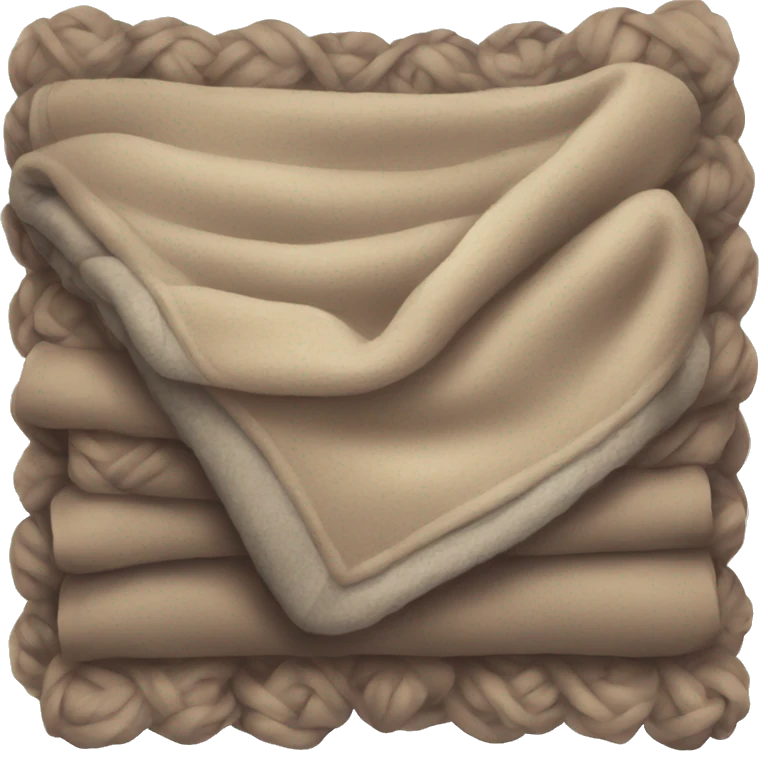 Cozy blanket emoji