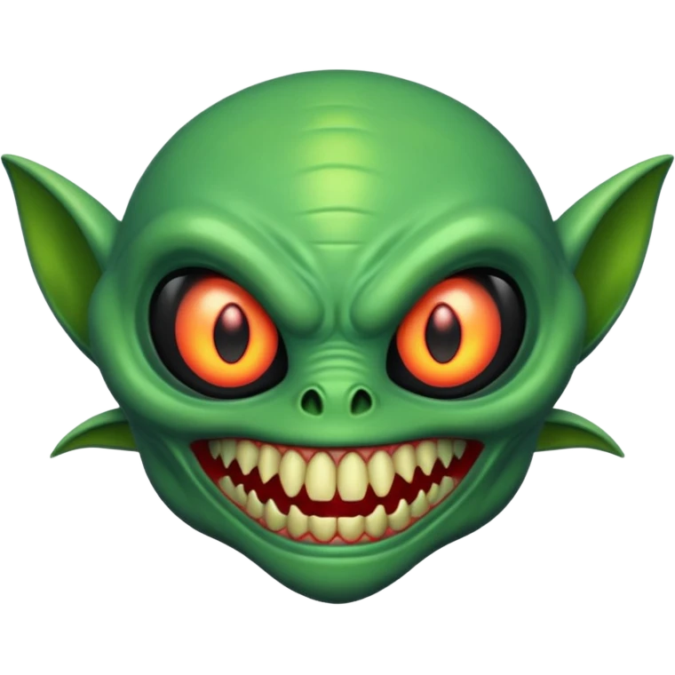 una spaventosa creatura aliena emoji