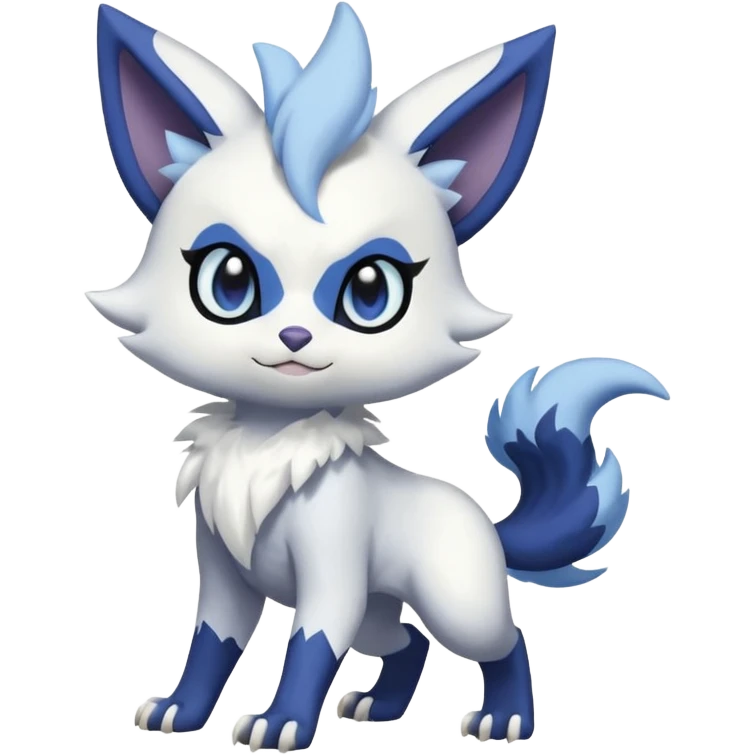 Meowstic-Trico-Noibat-Absol-fusion (full body) emoji